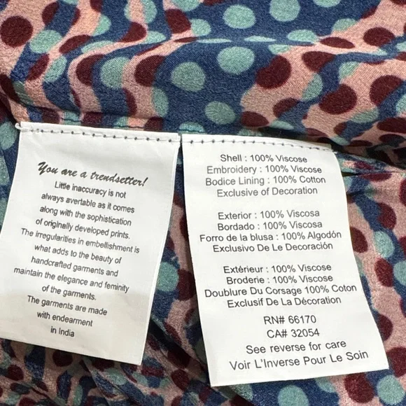 Bhanuni by Jyoti for Anthropologie Multicolor Women's Tunic - Picture 6 of 6